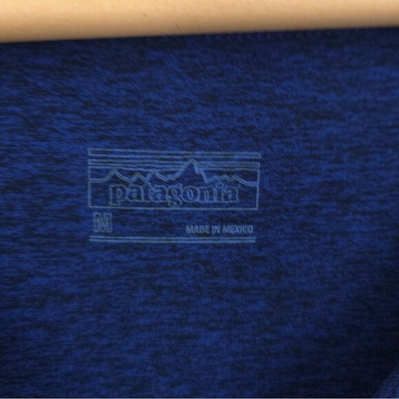 Patagonia Seabrook Dress 3/4 Sleeve Quick Drying UPF 50 Harvest Moon Blue - Picture 7 of 13